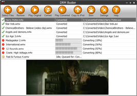 Screenshots: Converting WMV Files