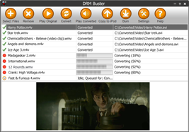 Screenshots: Convert WMV to AVI